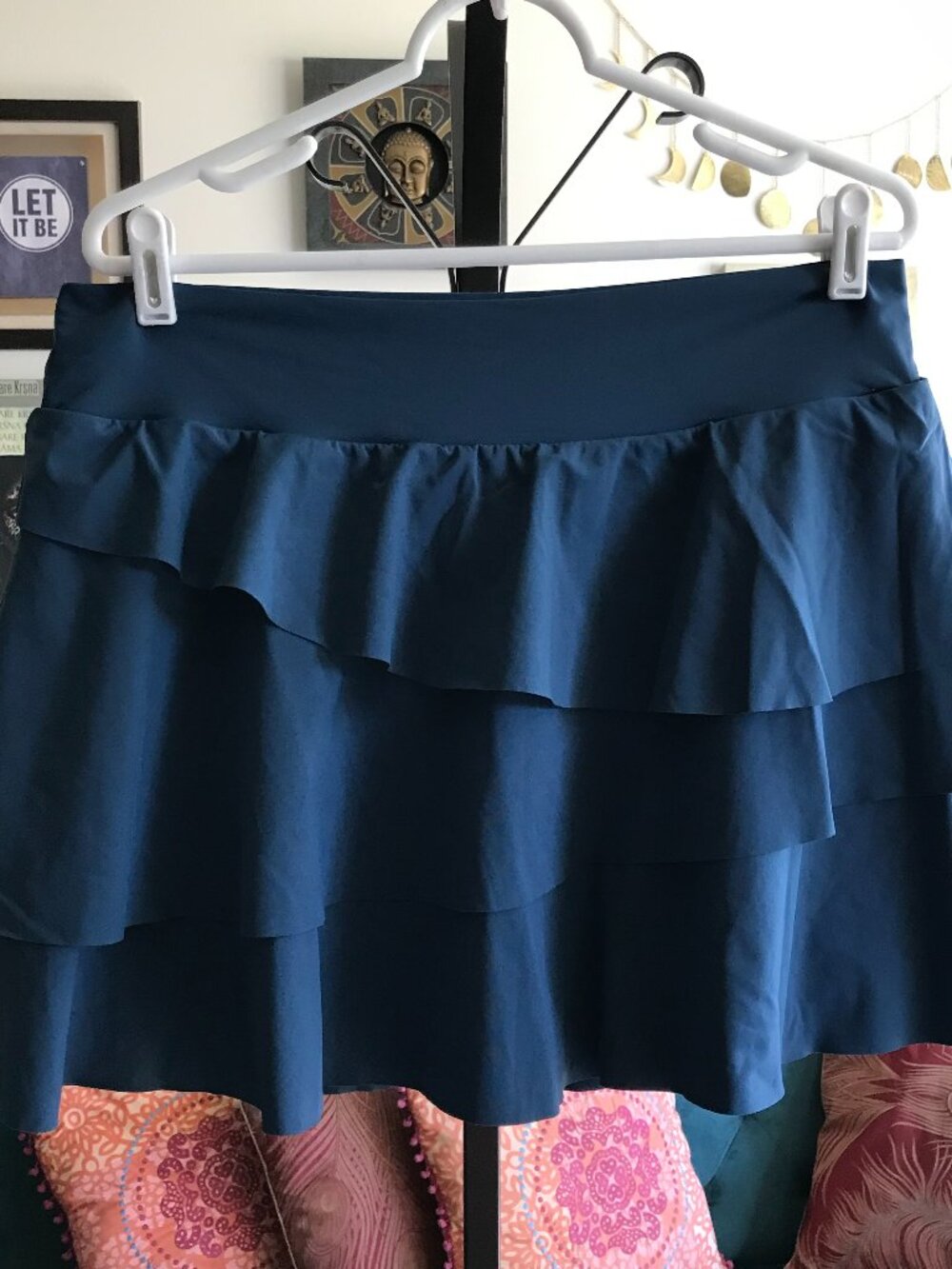 HALARA size 2X Three Layered Ruffled Athletic Tennis Skirt Skort NWT Athleisure